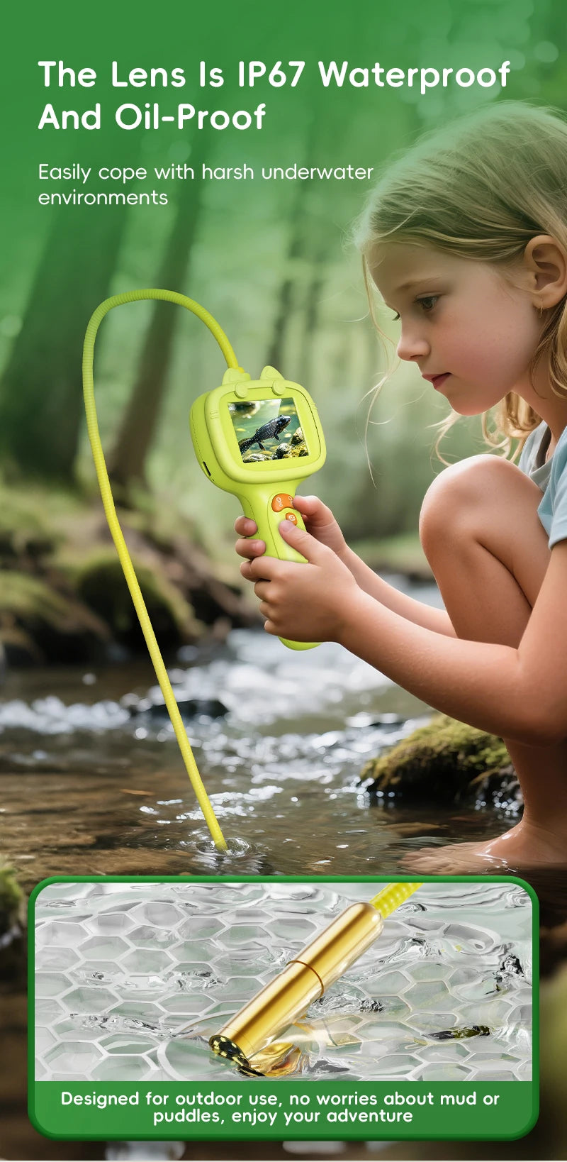 Educational HD Nature Exploration Camera for Kids
