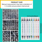 Temporary Body Art Tattoo Marker Pen Set
