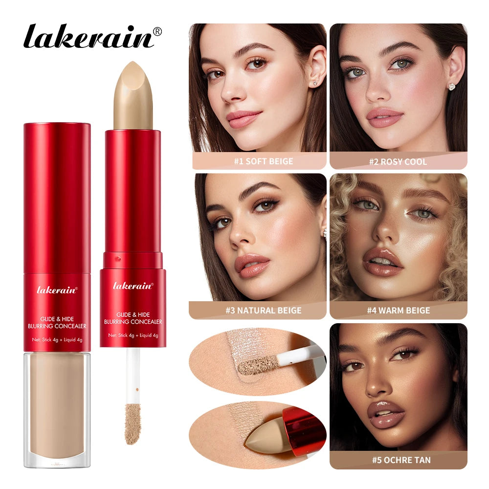 2-in-1 Dual-Action Blurring Concealer and Foundation