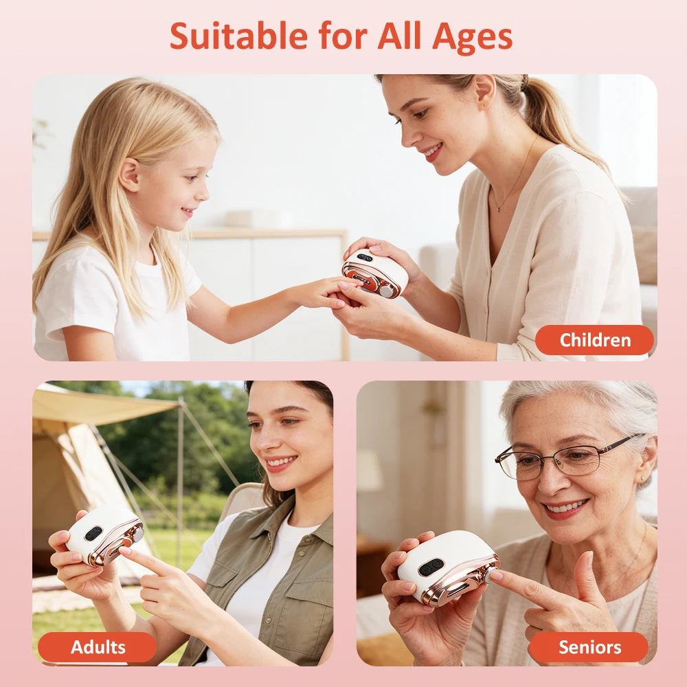Automatic Electric Nail Trimmer with LED Light