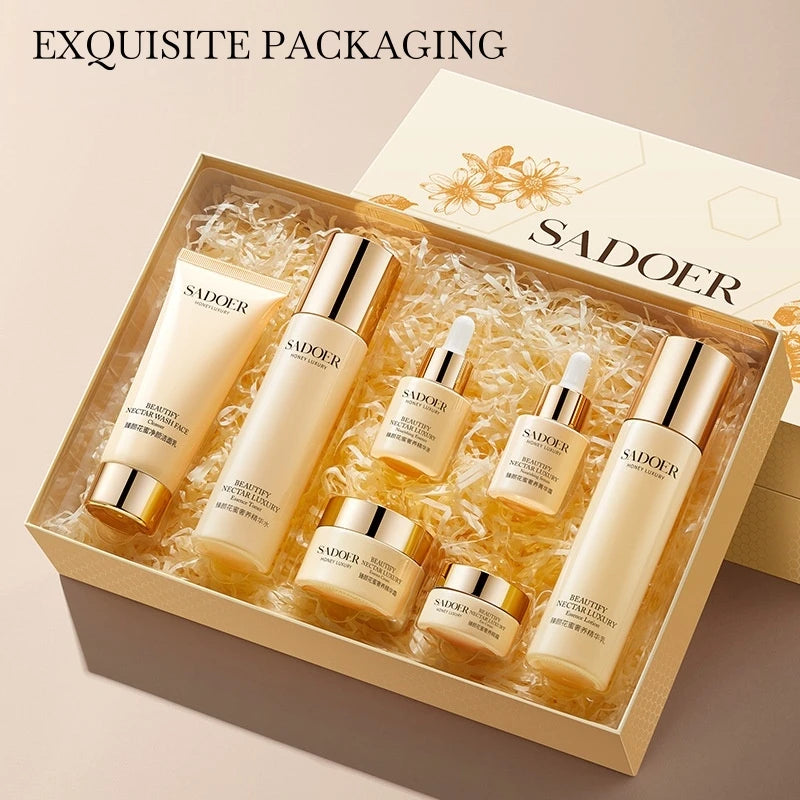 Luxurious 7-Piece Flower Nectar Skincare Set
