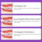 3-Stage Teeth Alignment Orthodontic Mouthpiece for Adults
