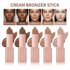 Cream Bronzer and Contour Stick for Sculpted Face
