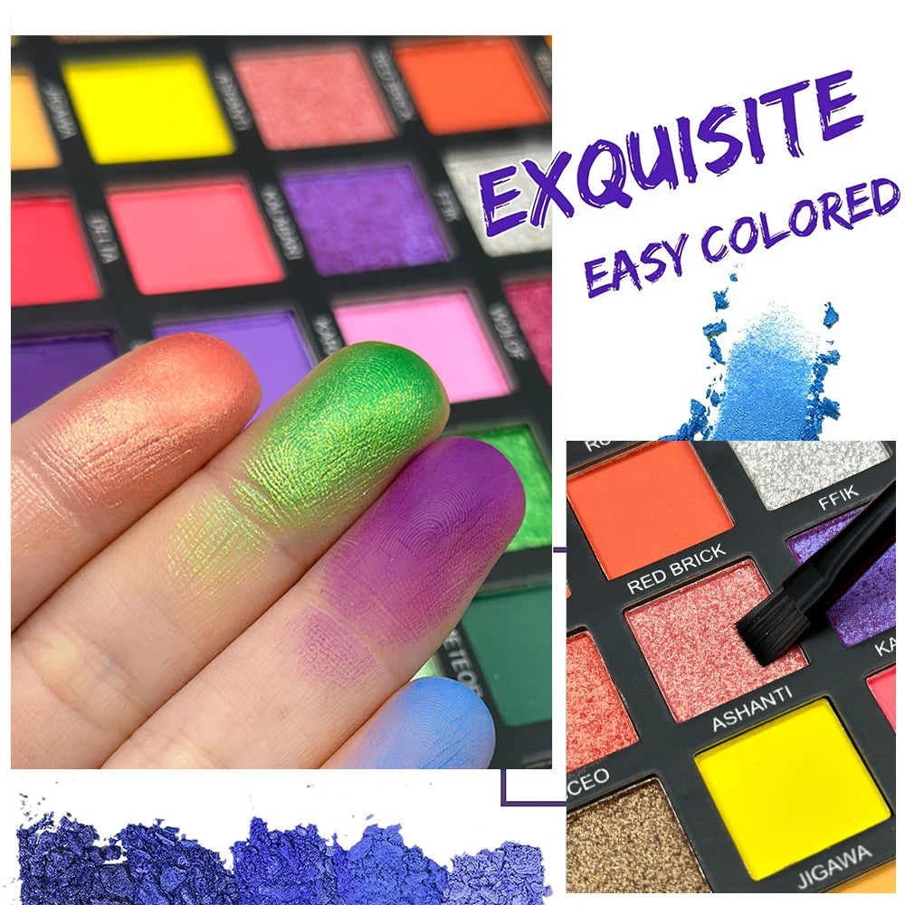 50-Color Professional Eyeshadow Palette for Every Occasion