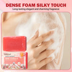 Hydrating Rose Essence Bar Soap for Gentle Skin Cleansing