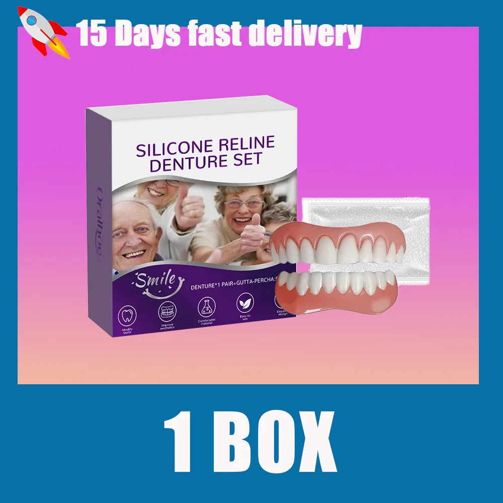 Comfort Fit Silicone Denture Reline Kit