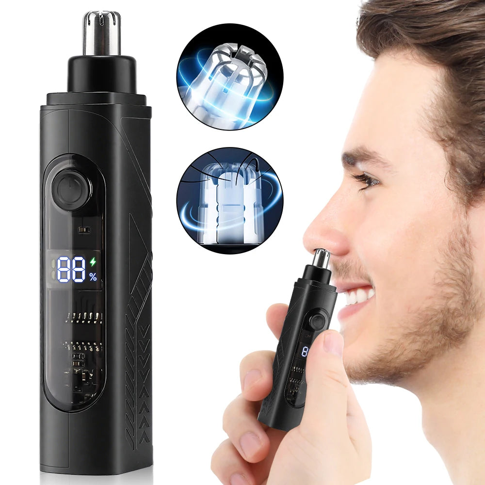 Painless Rechargeable Electric Nose Hair Trimmer