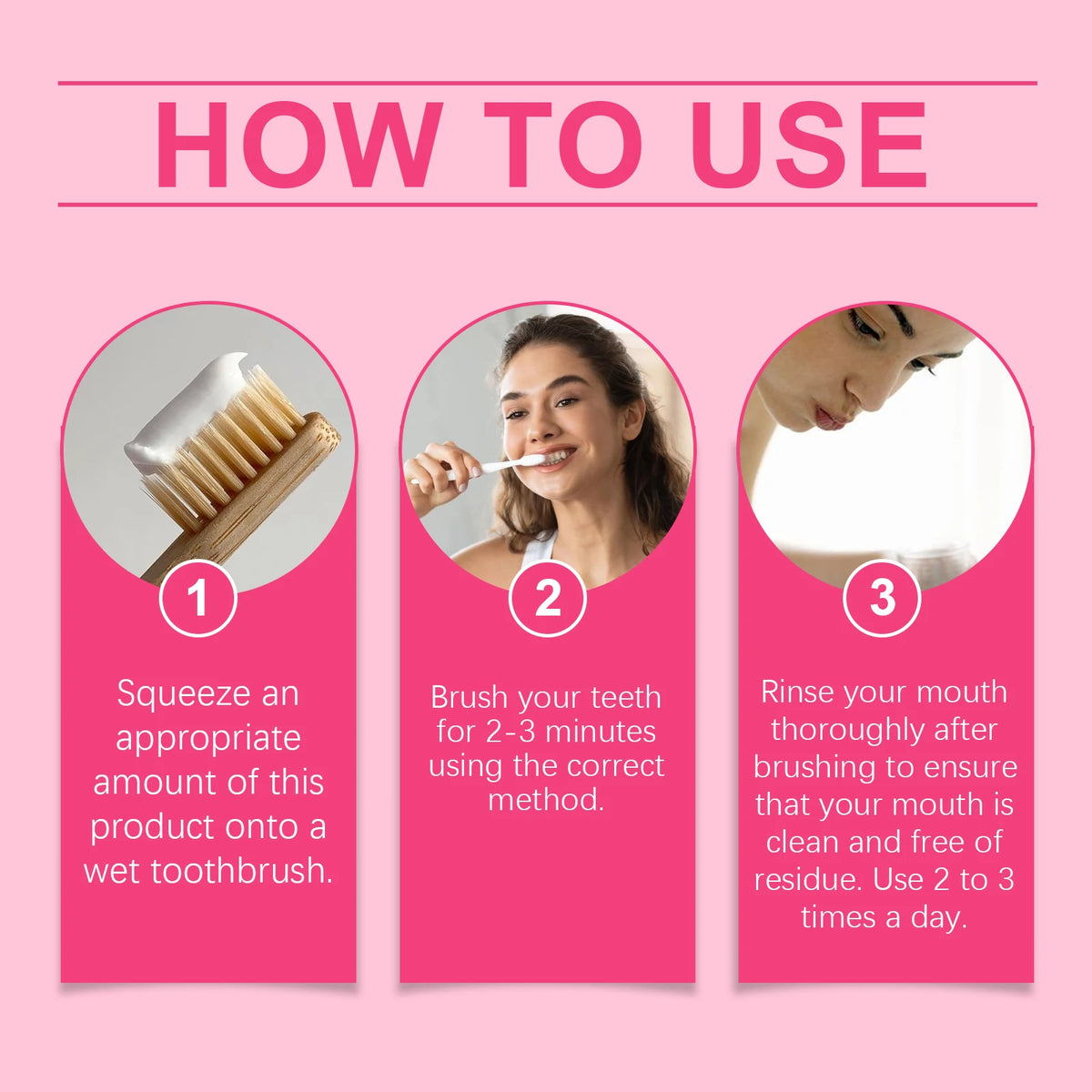 Brightening Teeth Whitening Toothpaste for Stain Removal