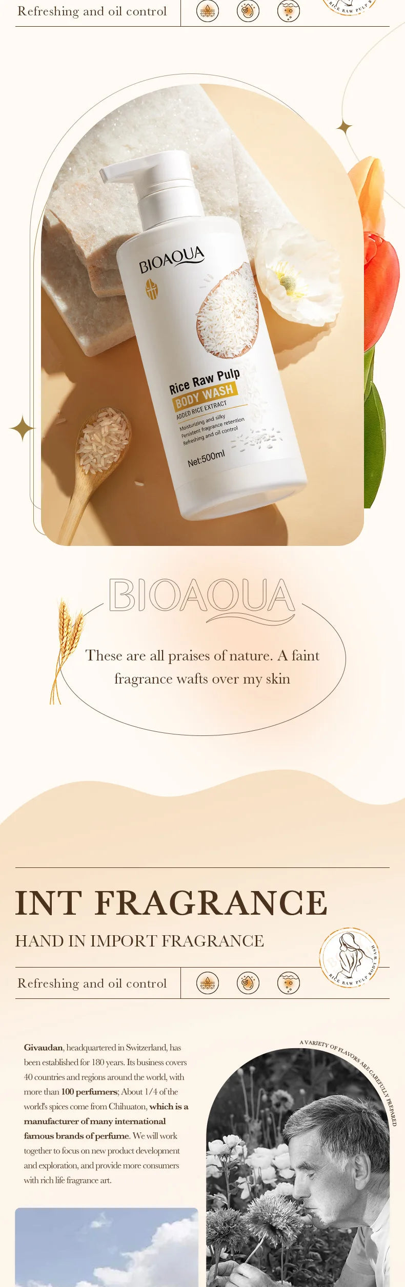 Moisturizing Rice Extract Body Wash