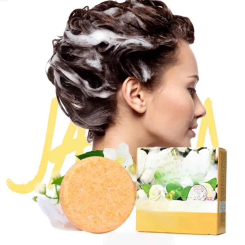 Jasmine Scented Solid Shampoo Bar for Oil Control