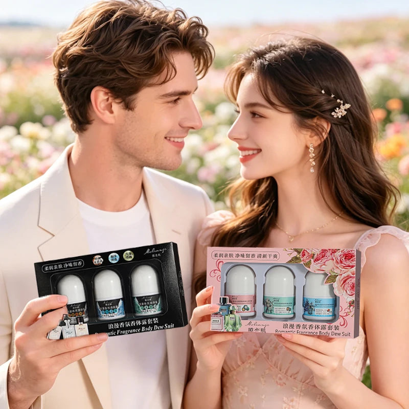 3-Piece Long-Lasting Romantic Fragrance Body Lotion Set