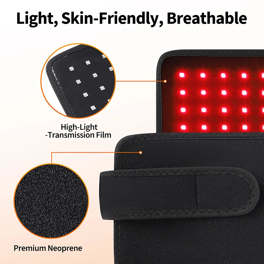Red and Infrared Light Therapy Wrap for Pain Relief