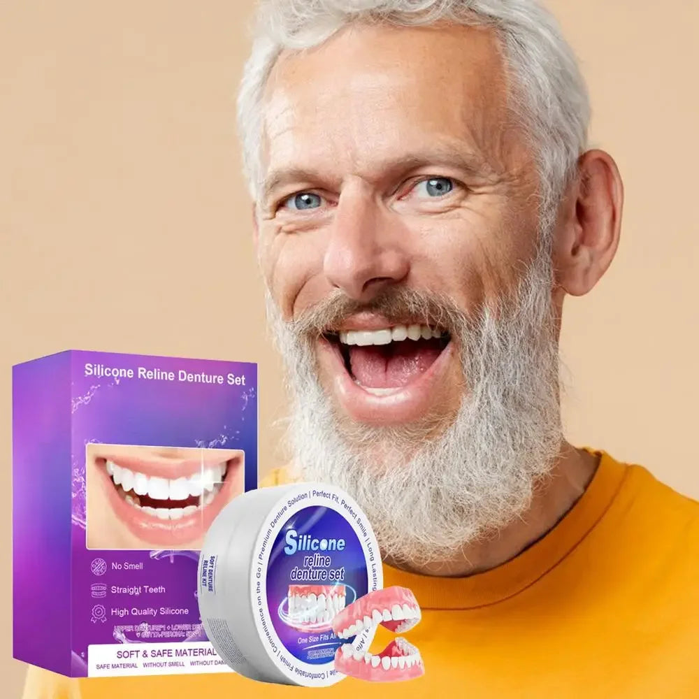 Temporary Silicone Denture Reliner and Smile Fitting Kit - 13