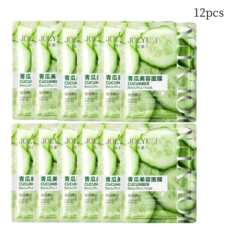 Hydrating Cucumber Facial Sheet Mask - 10