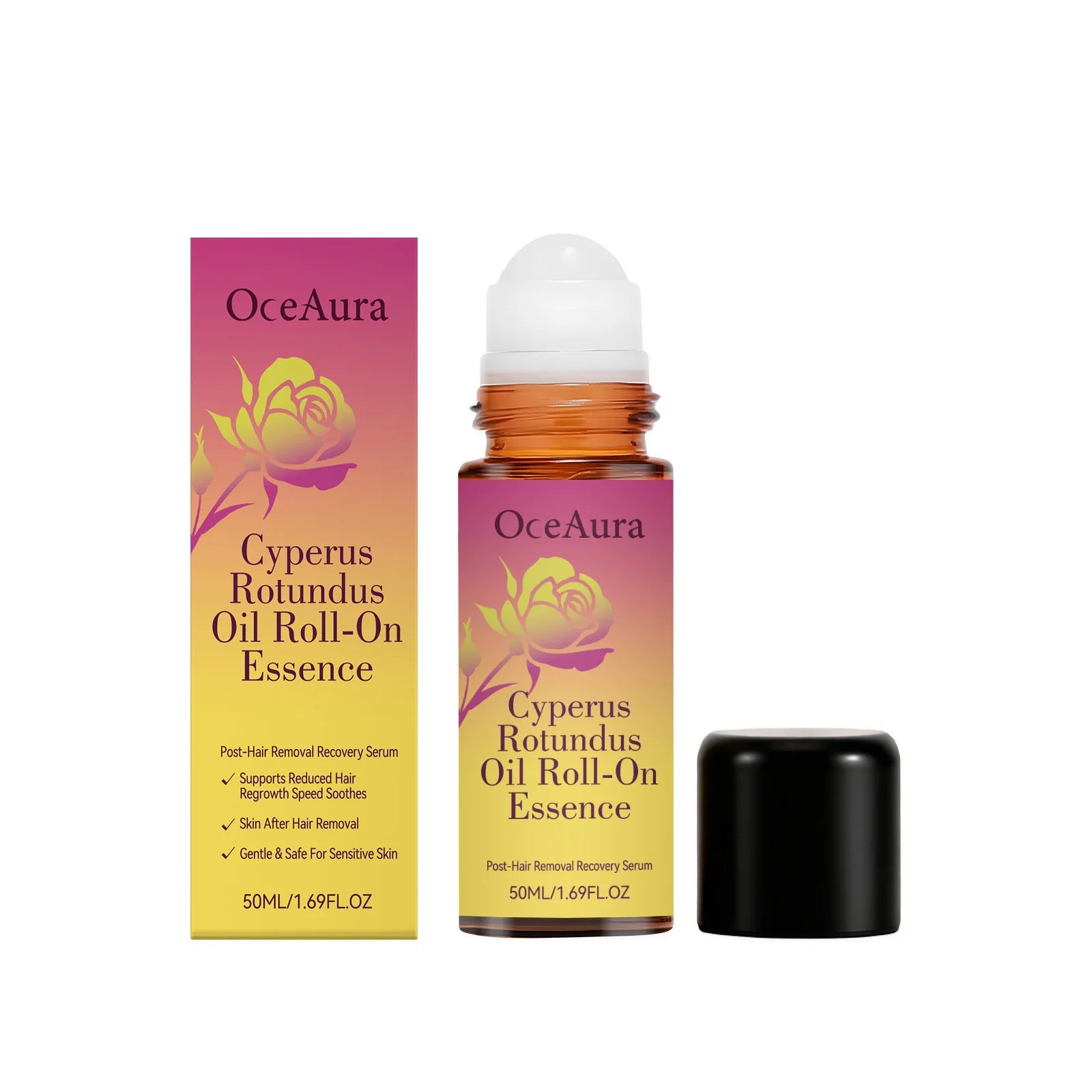 Soothing Roll-On Oil for Post-Hair Removal Skin Care - 7