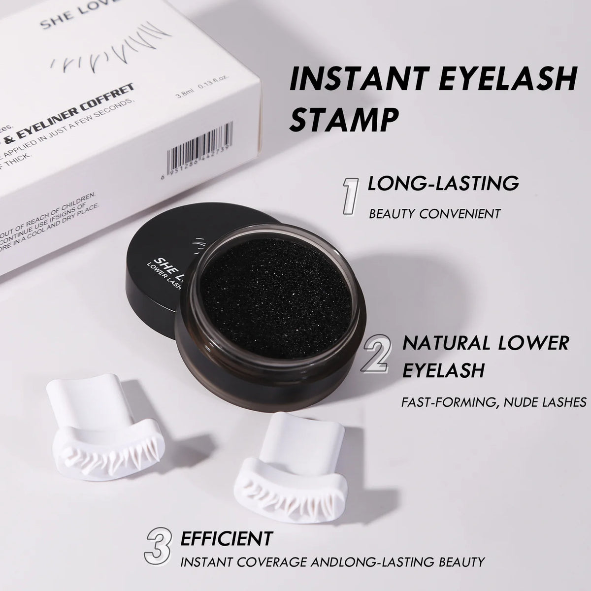 Easy Lower Eyelash Makeup Stamp Tool