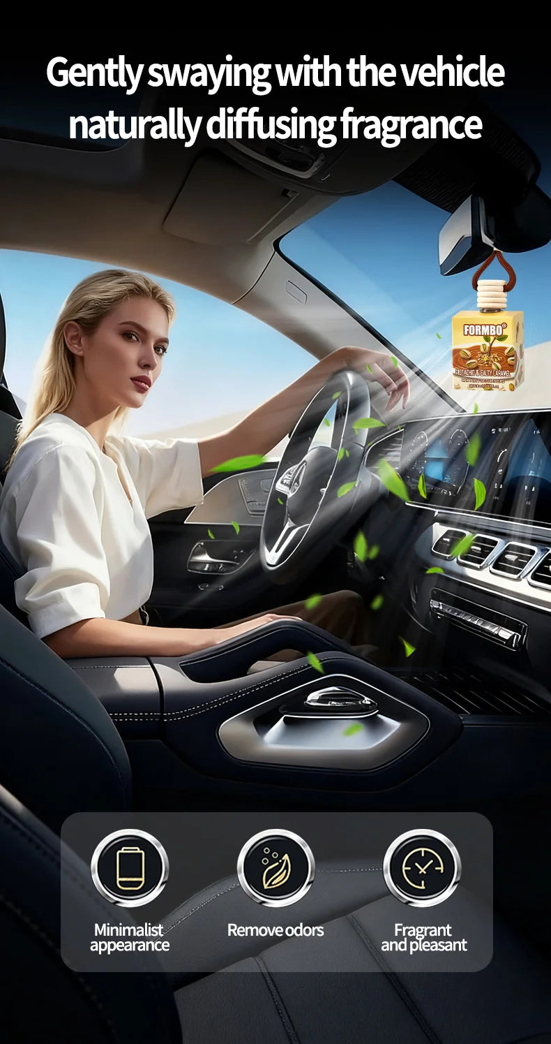 Long-Lasting Hanging Car Air Freshener Set - 8