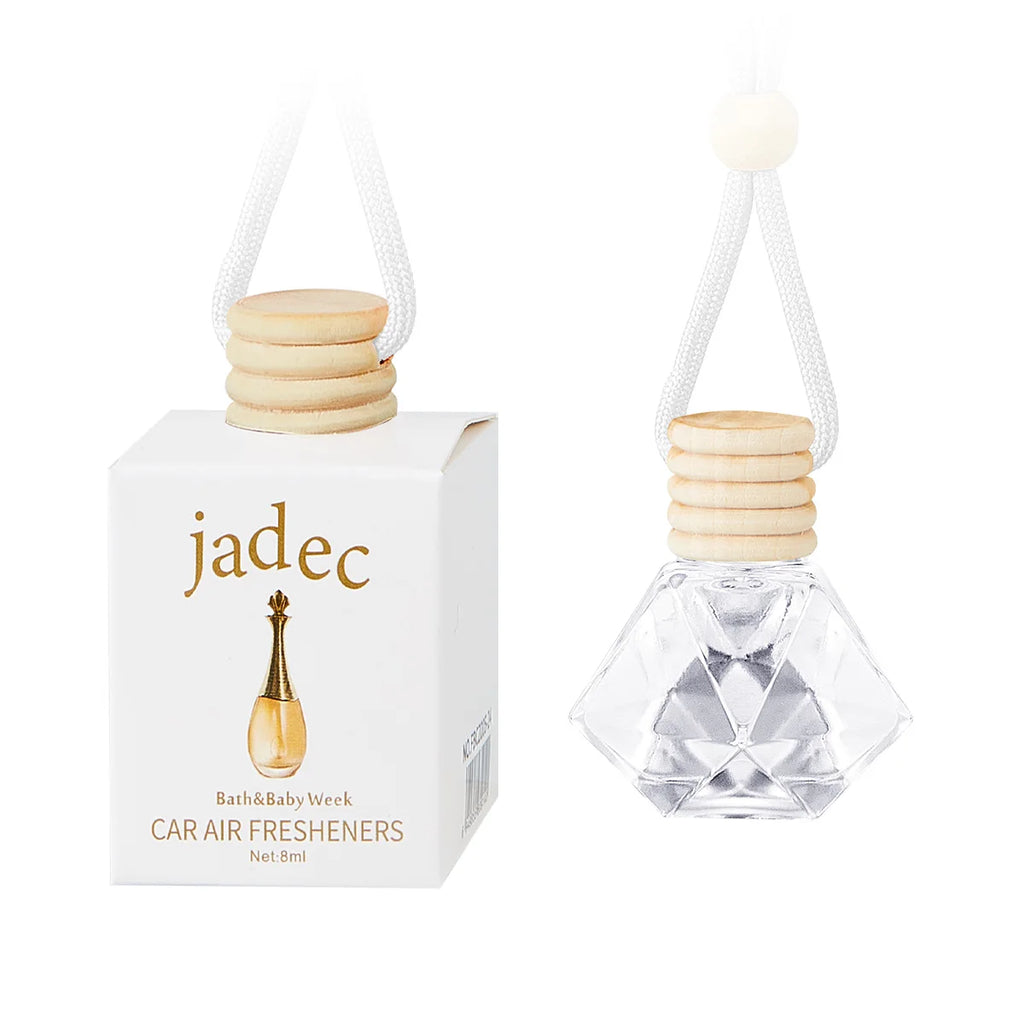 Hanging Glass Car Air Freshener Perfume Bottle