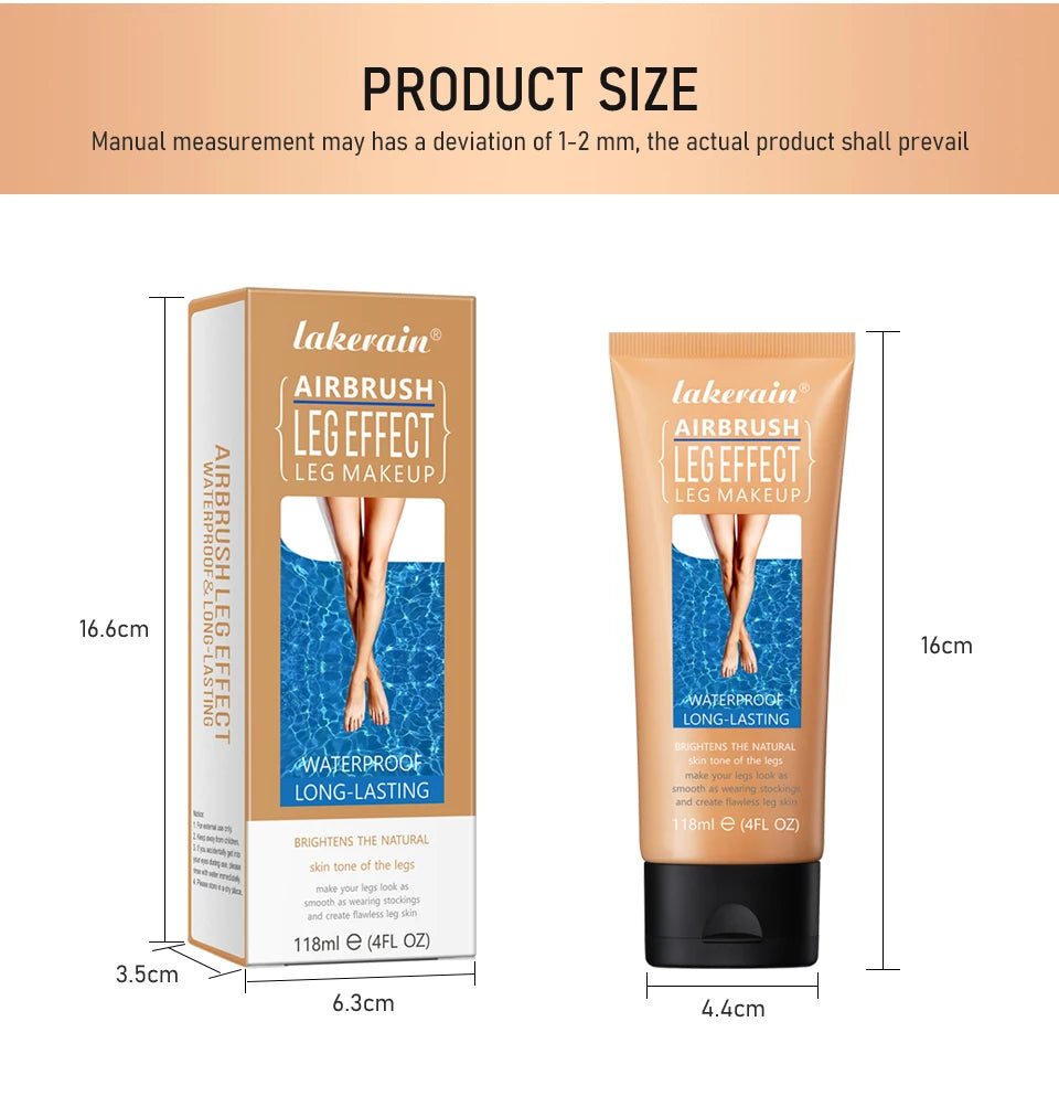 Waterproof Body Foundation for Flawless Legs and Skin