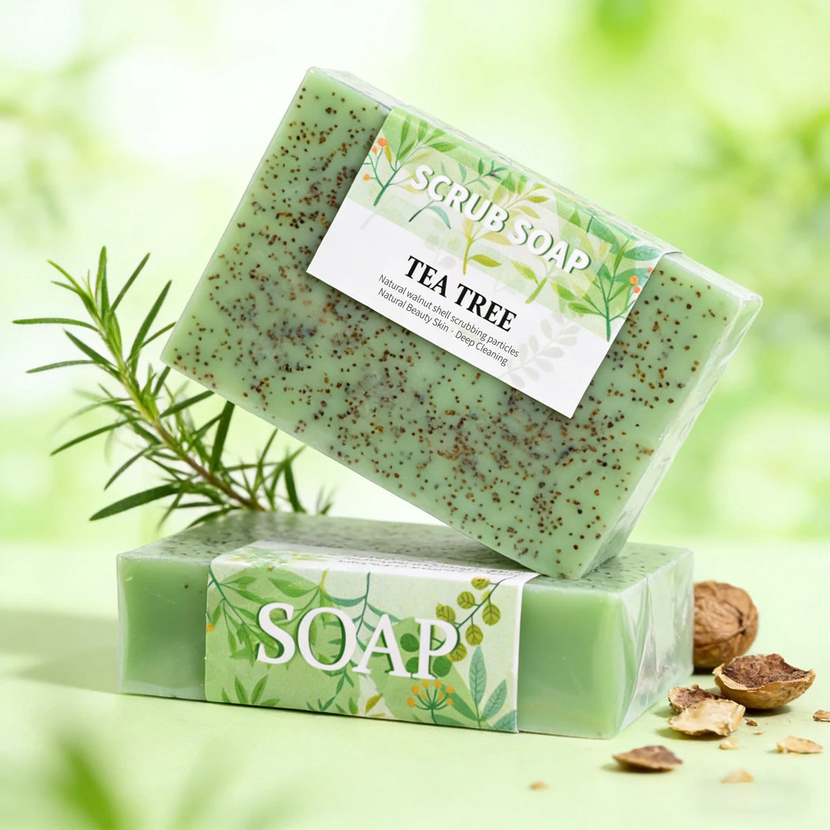 Tea Tree Exfoliating Face and Body Soap