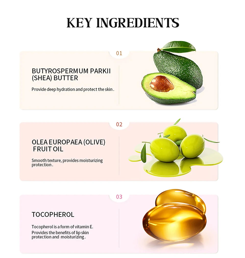 Hydrating Moisturizing Lip Balm Butter for Soft Smooth Lips