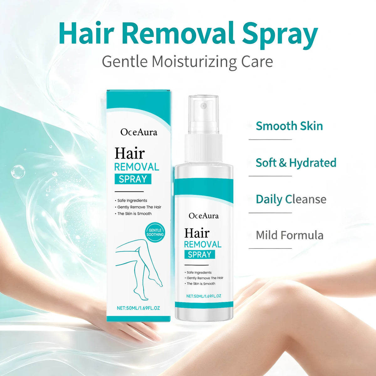 Painless Gentle Body Hair Removal Spray