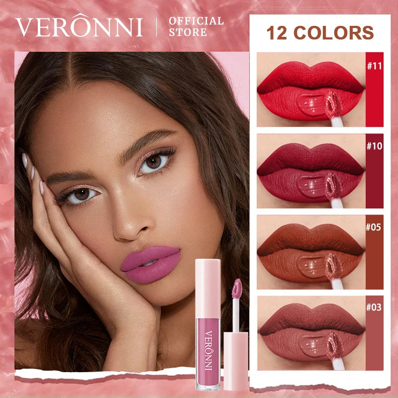 Long-Lasting Waterproof Matte Liquid Lipstick