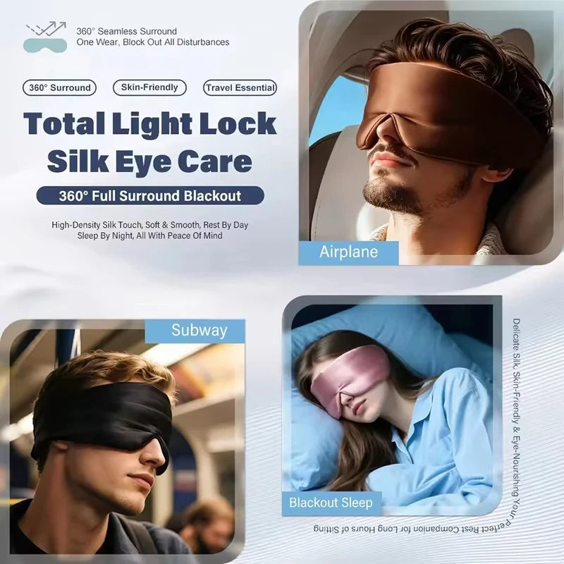 Silk Sleep Mask for Total Light Blocking and Comfort - 14