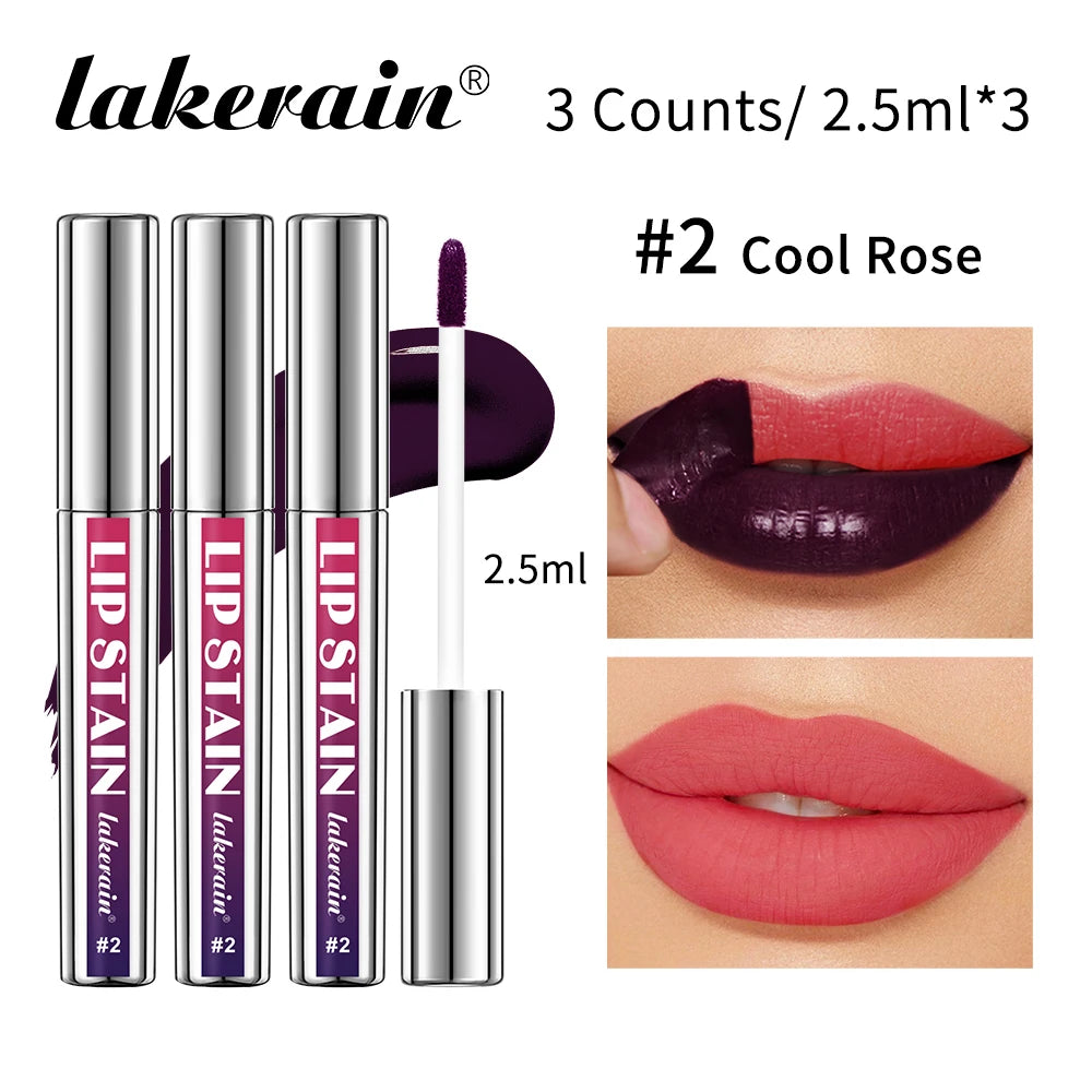 Waterproof Peel-Off Lip Stain Set - 21