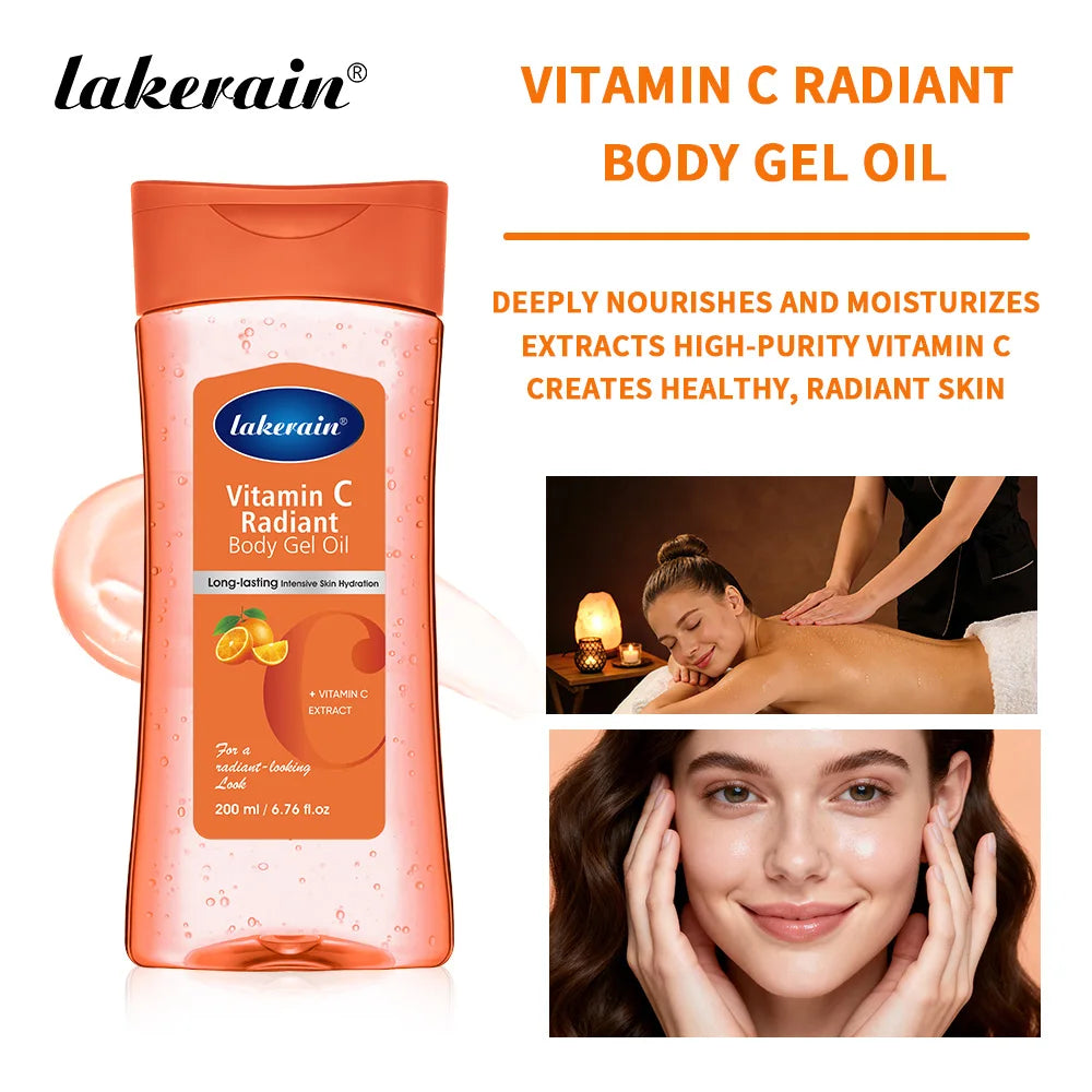 Radiant Glow Nourishing Body Gel Oil for Soft Skin
