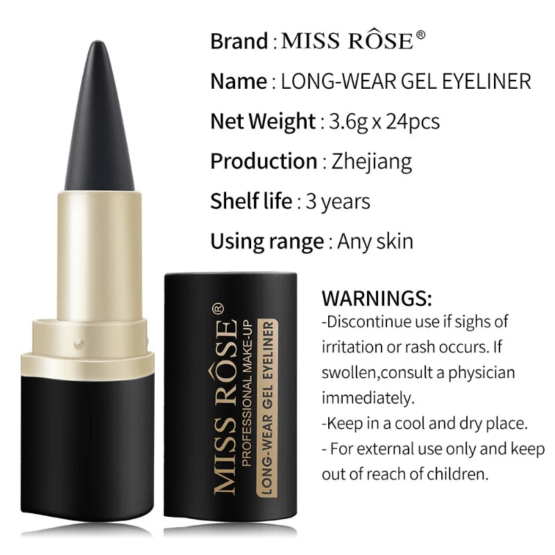 Matte Waterproof Smudge-Proof Kajal Eyeliner Balm