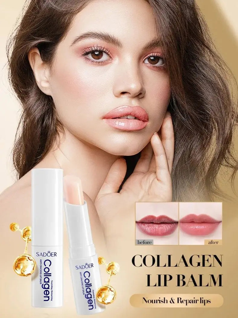 Collagen Nourishing Lip Balm for Dry Cracked Lips