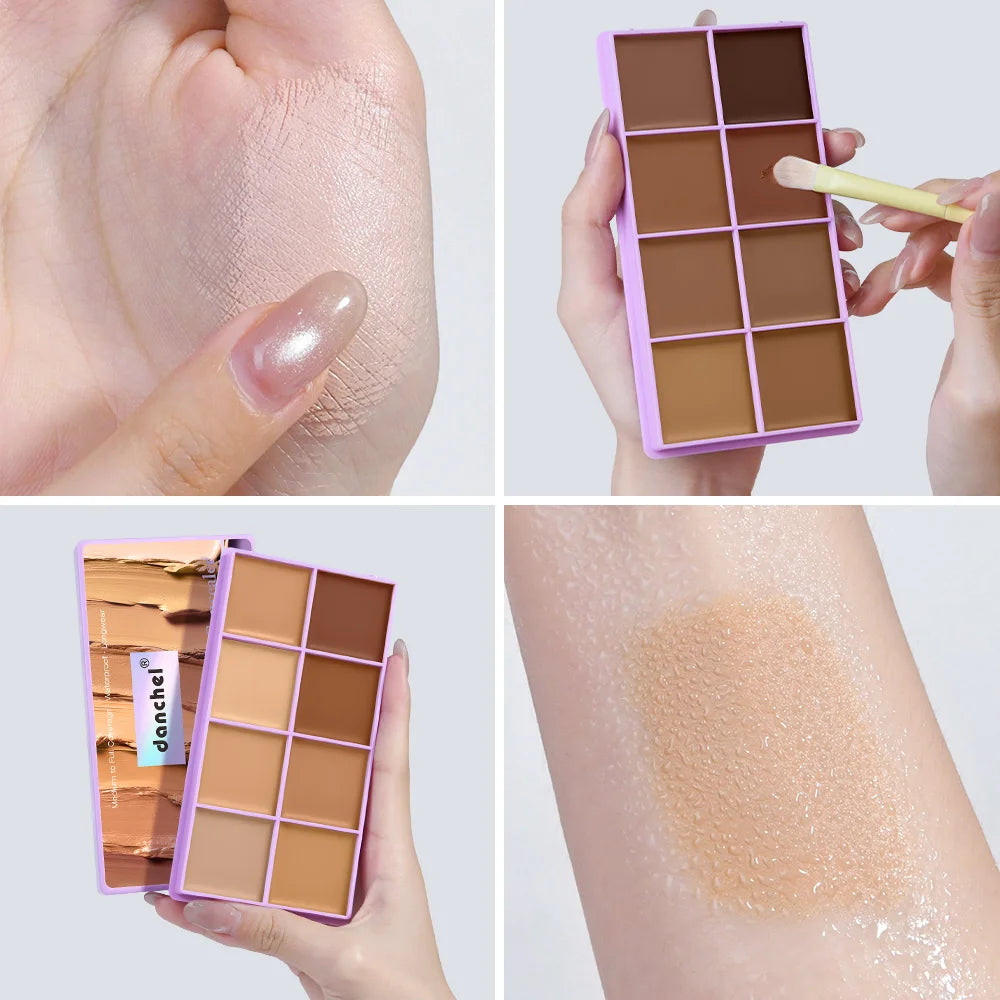 8-Shade Cream Concealer and Contour Palette