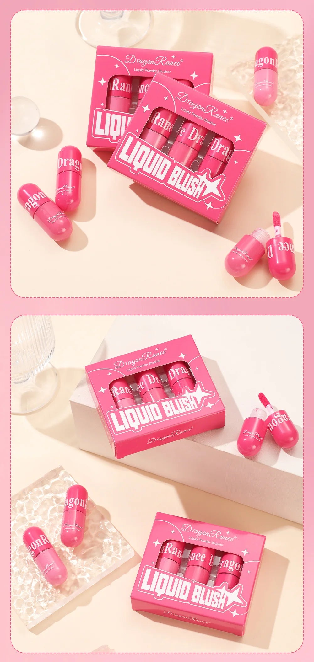 Waterproof Liquid Blush Makeup Set