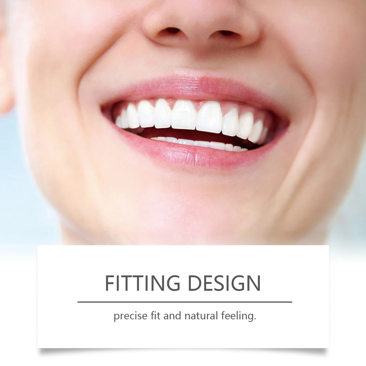 Instant Cosmetic Smile Veneers for Upper and Lower Teeth