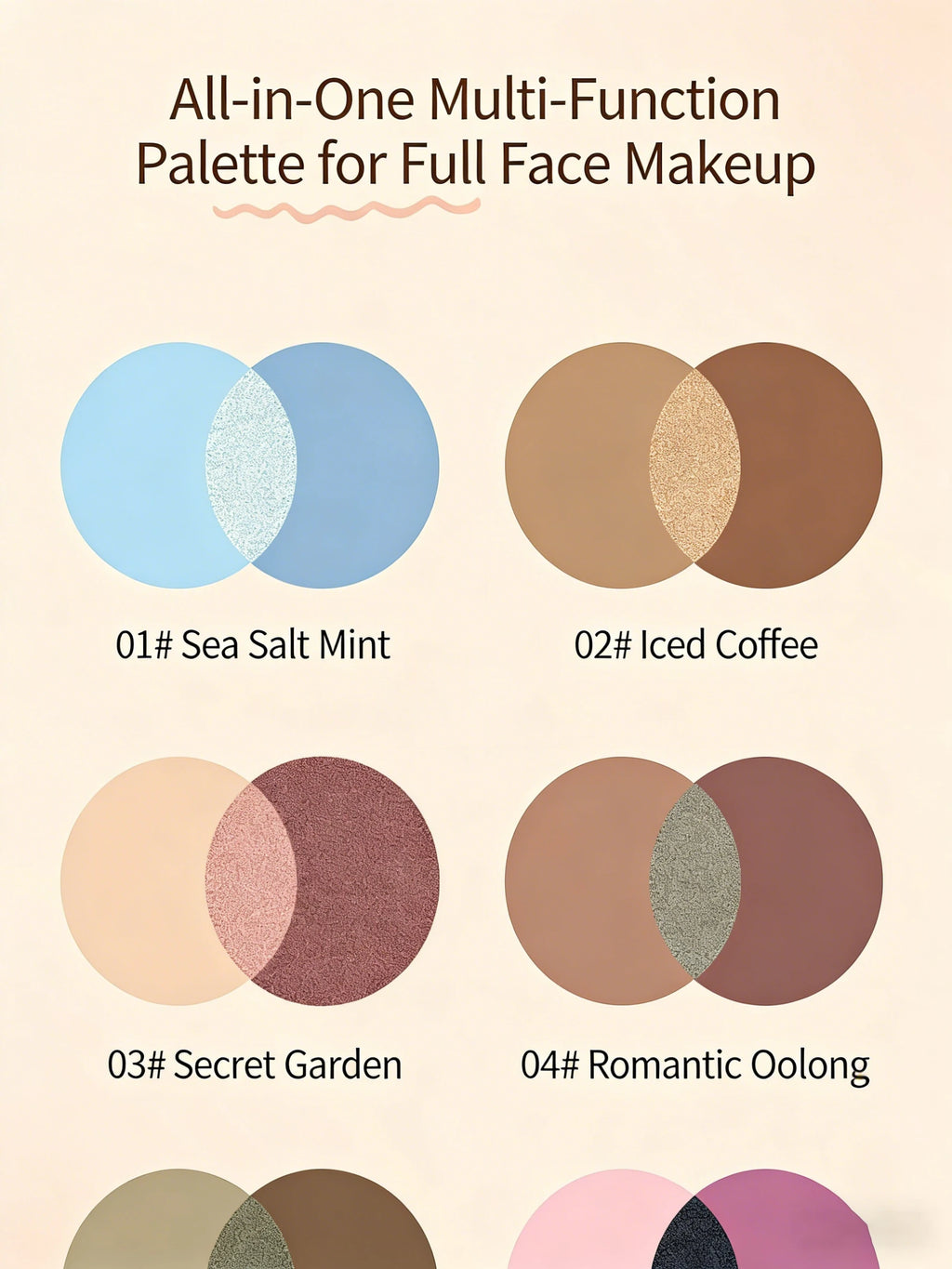 18-Color Vibrant Shimmer Eyeshadow Palette
