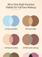 18-Color Vibrant Shimmer Eyeshadow Palette
