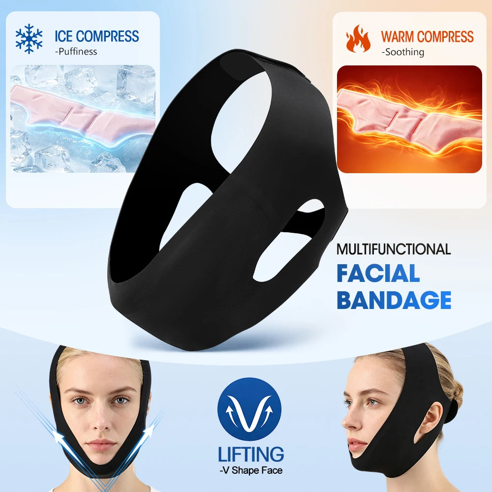 Hot and Cold V-Line Facial Lifting and Recovery Bandage