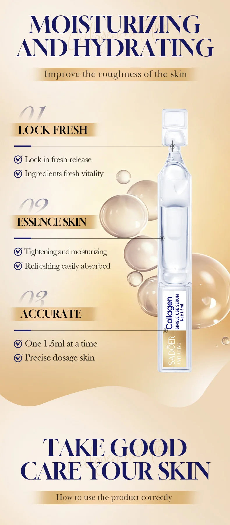 Collagen Anti-Wrinkle Essence Serum for Face