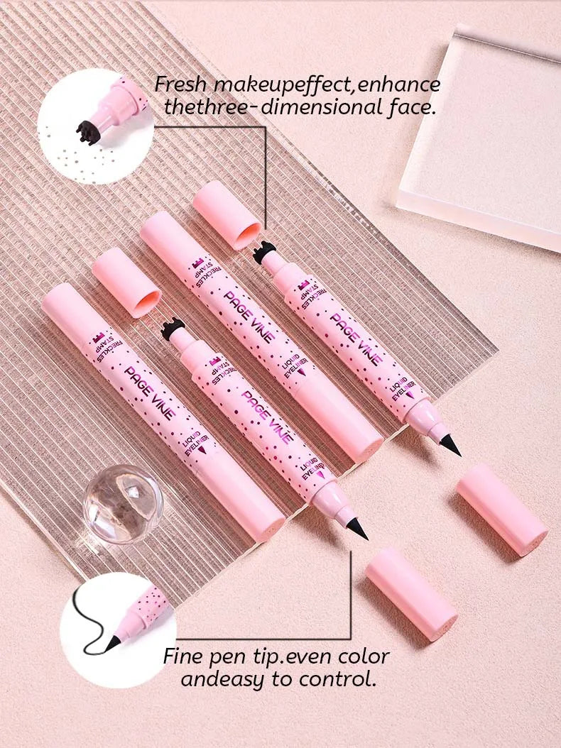 2-in-1 Waterproof Freckle Stamp and Eyeliner Pen
