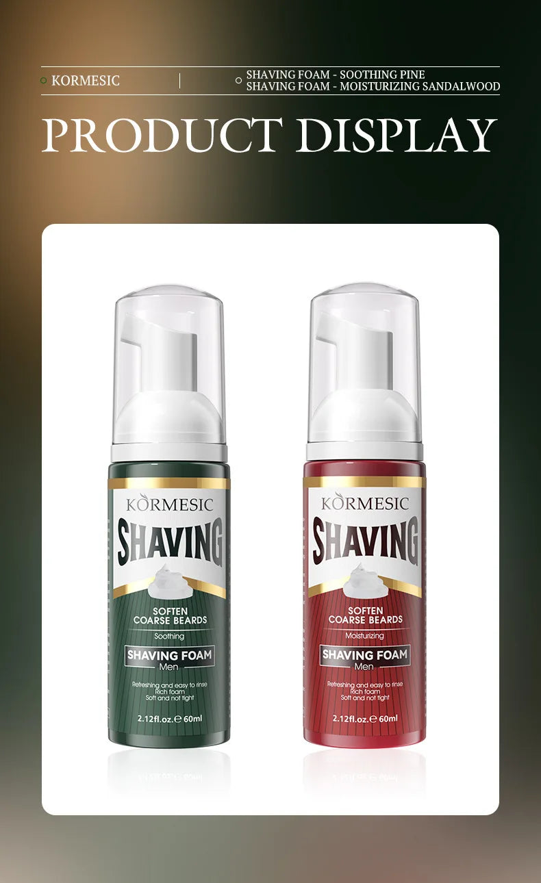Men's Moisturizing Beard Softening Shaving Foam
