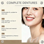 Comfortable Realistic Silicone Smile Dentures for Adults