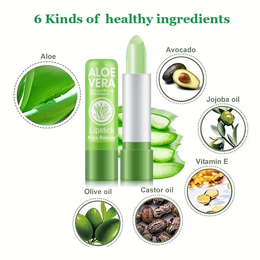 Aloe Vera Color Changing Moisturizing Lipstick