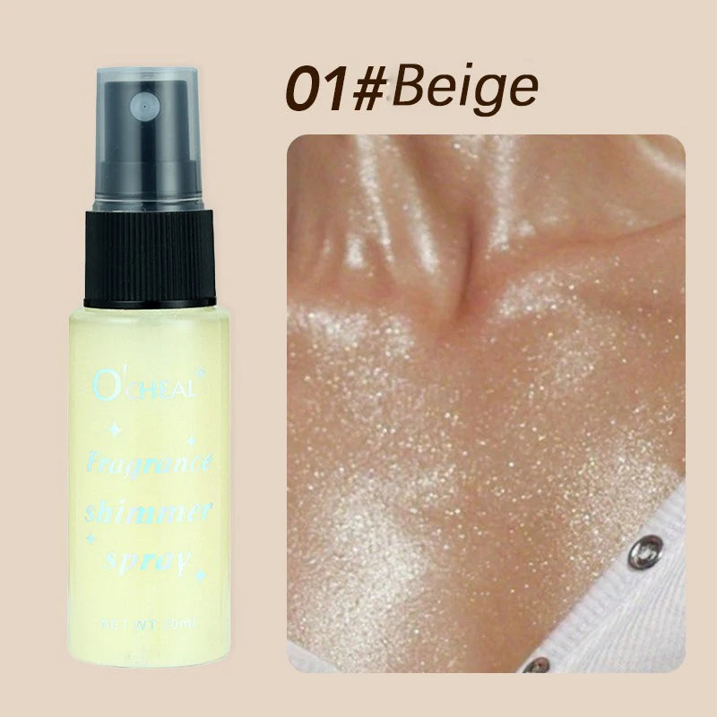 Waterproof Shimmer Body and Face Highlighter Spray