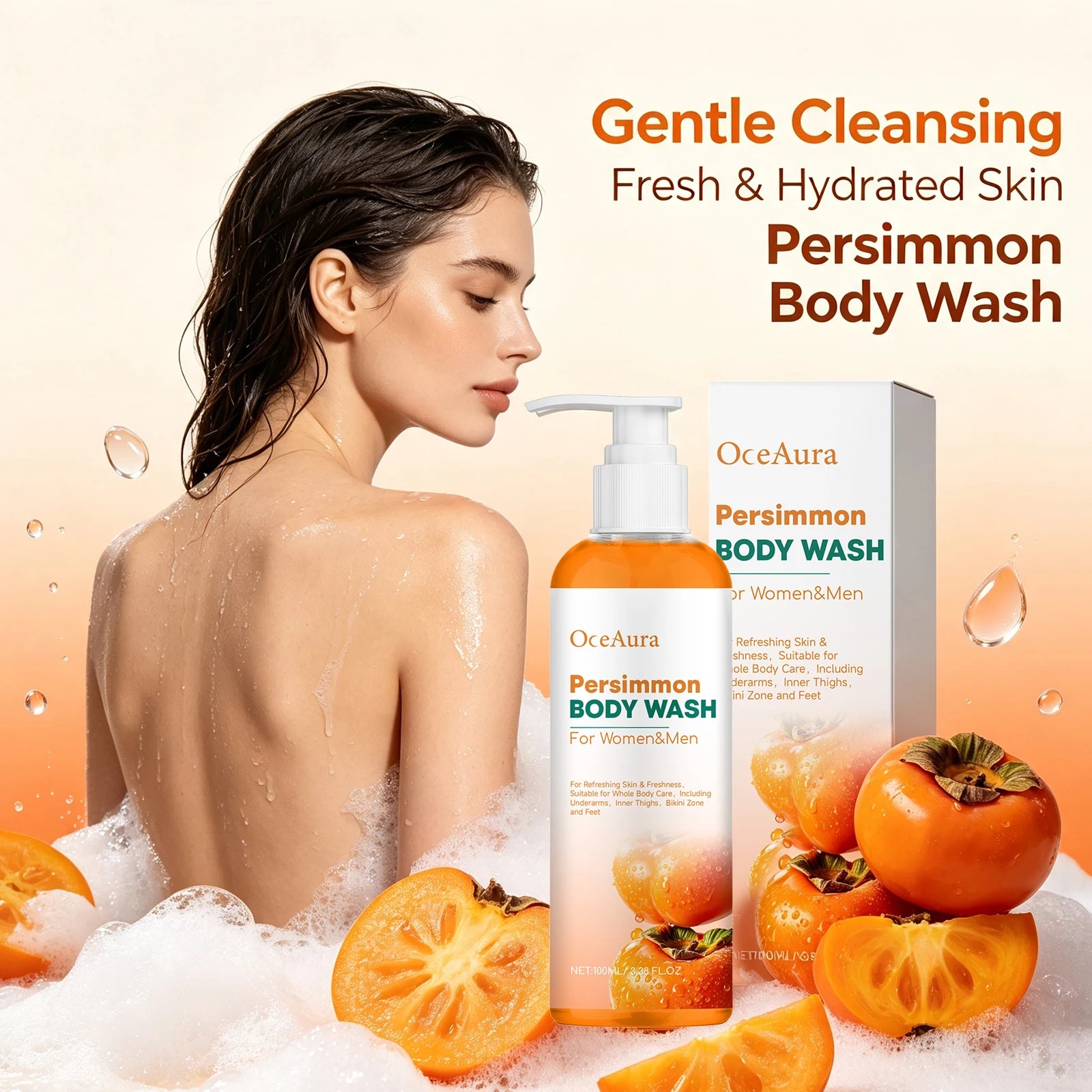 Persimmon Odor Eliminating Body Wash - 1