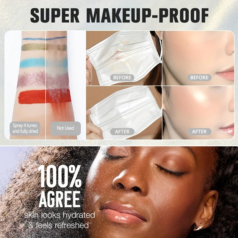 Long-Lasting Matte Makeup Setting Spray for All Skin Types - 3
