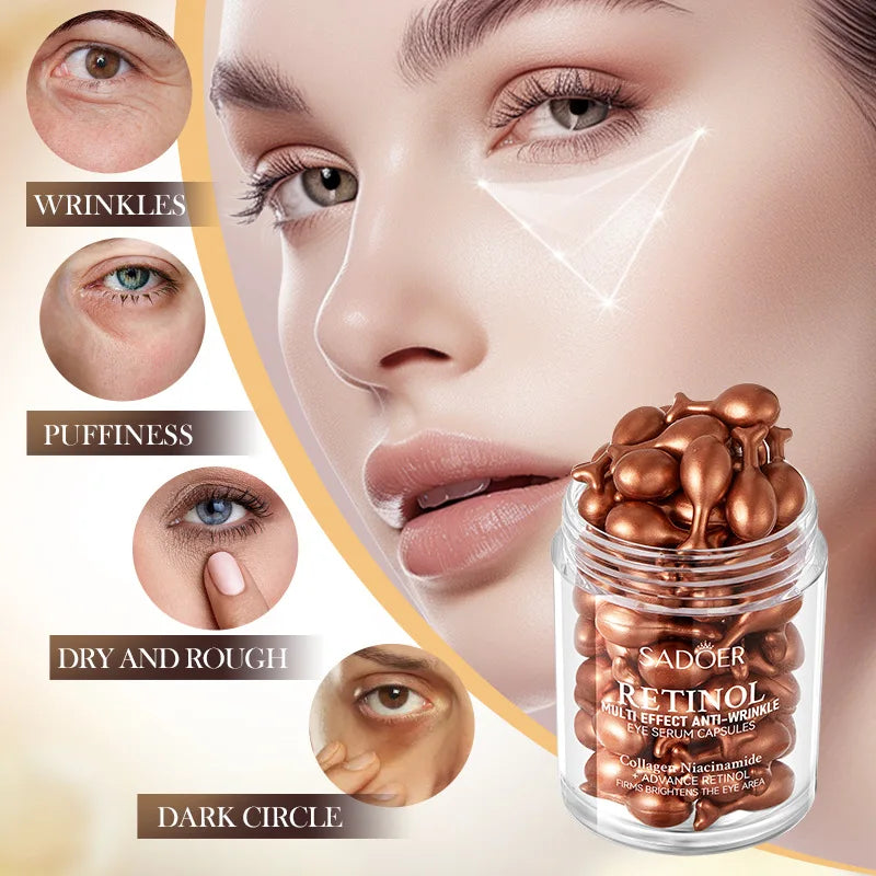 Anti-Wrinkle Retinol Eye Serum Capsules