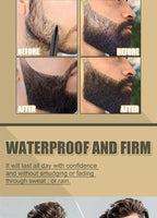 Waterproof Beard Filling Pen and Brush Set