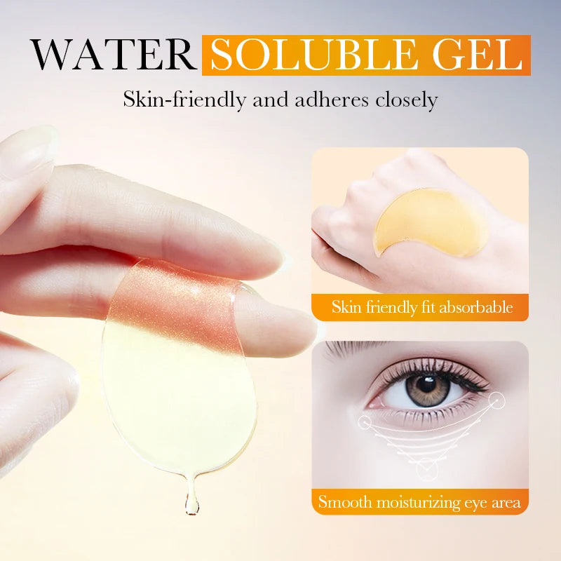 Collagen Moisturizing Eye Patches for Dark Circles and Puffiness