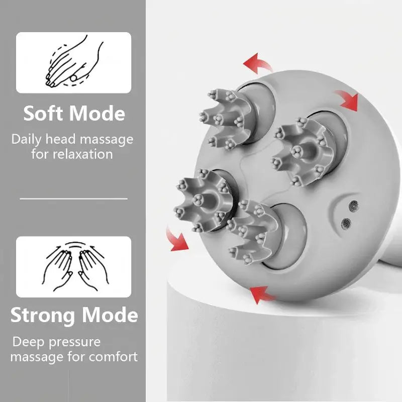Electric Scalp and Head Massager for Stress Relief